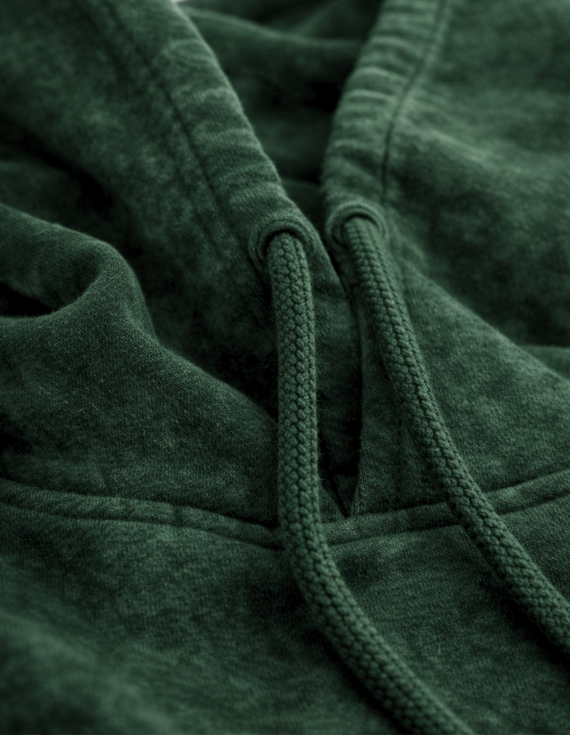 Bottle Green Acid Wash Hoodie