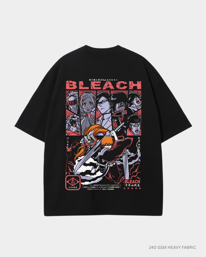 Bleach Thousand-Year Blood War Unisex Oversized T-Shirt | Antherr Core Black Cotton 240 GSM