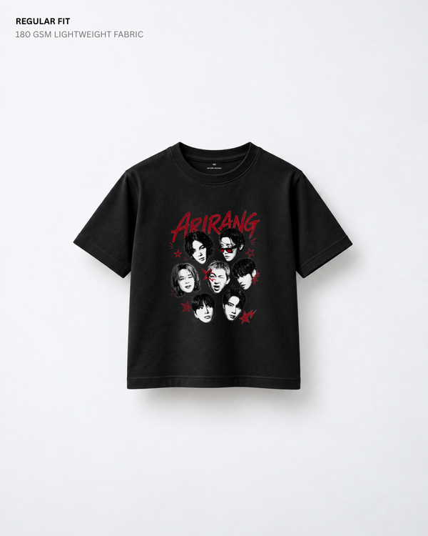 Arirang Kids Regular Fit T-Shirt Black