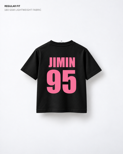 Jimin 95 Kids Regular Fit T-Shirt Black