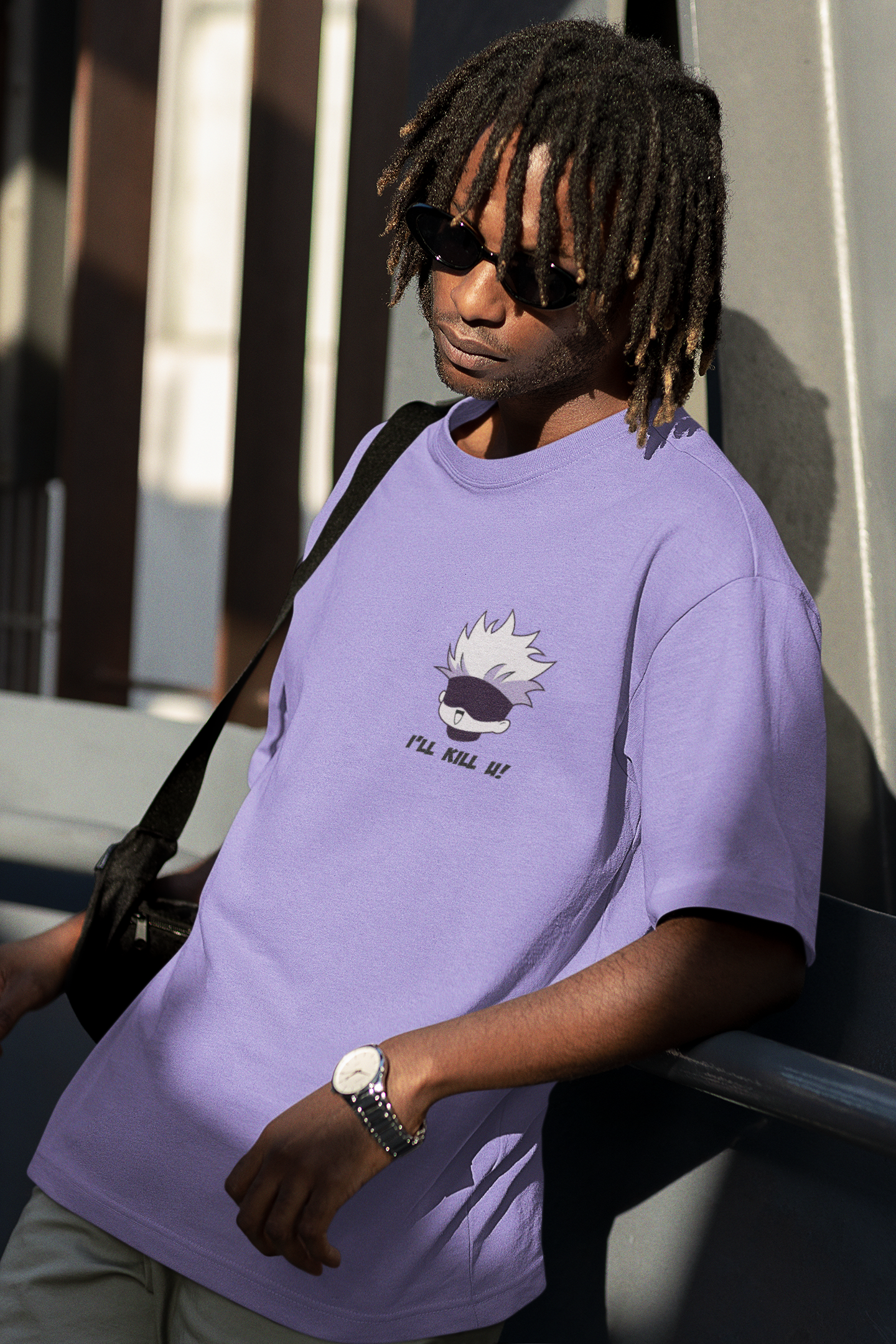 I'll Kill You: Pocket Design, Jujutsu Kaisen: Anime- Oversized T-Shirts