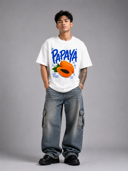 Papaya Unisex Oversized T-Shirt | Antherr Originals