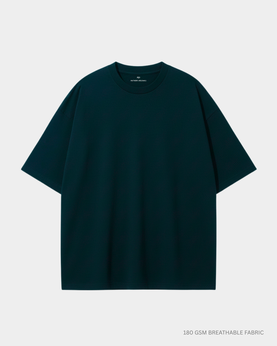 Basic Petrol Blue Unisex Oversized T-Shirt | Antherr Originals PETROL BLUE