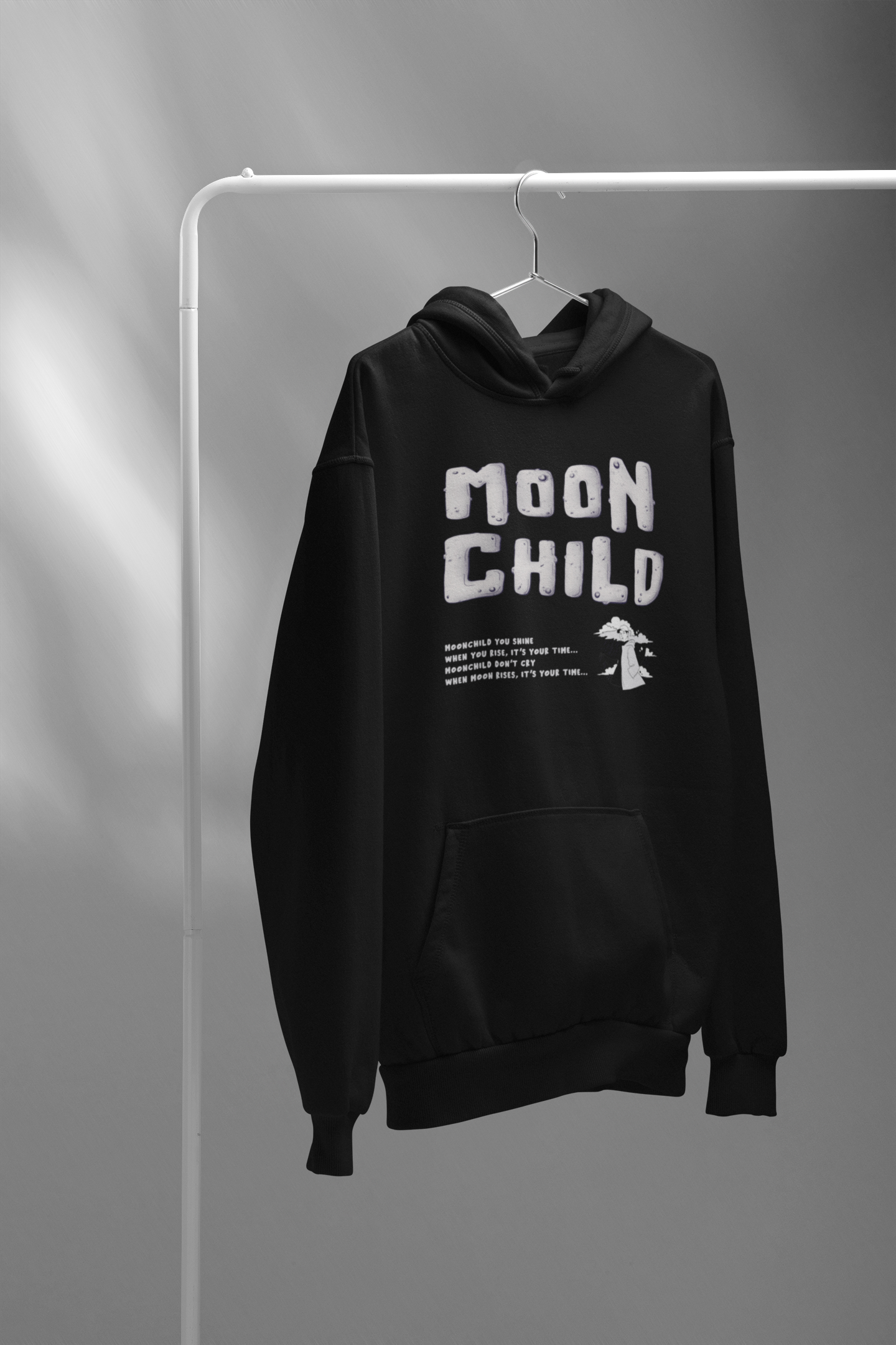 Moon Child: Unisex Winter Hoodies
