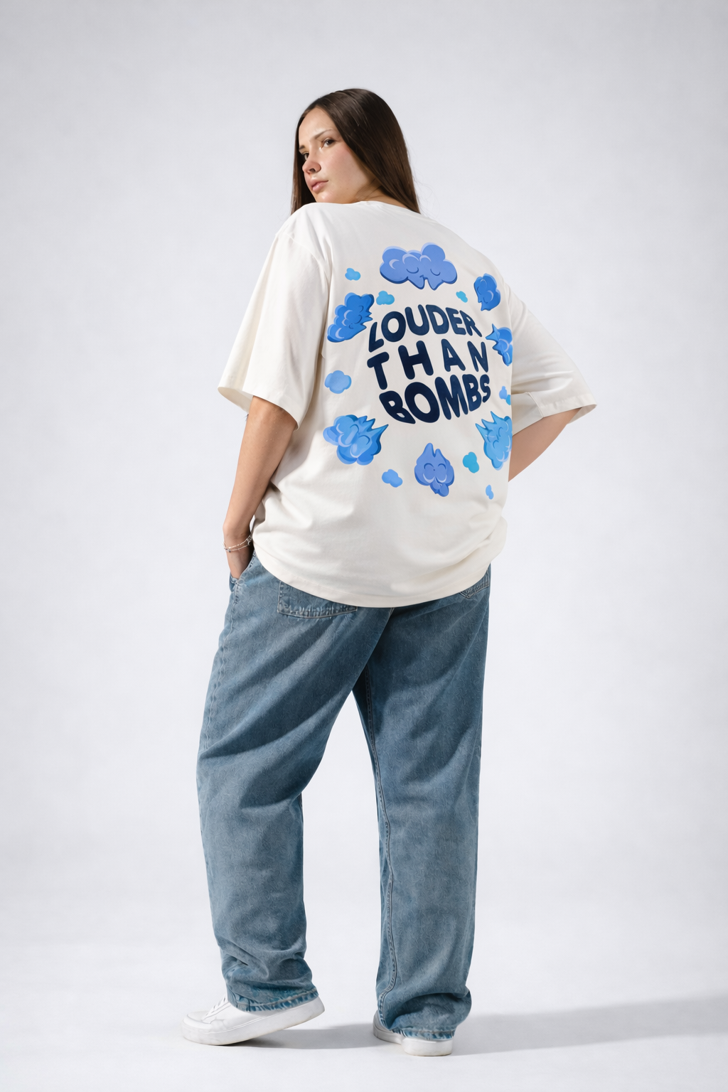 Louder Than Bombs Unisex Oversized T-Shirt | Antherr Core