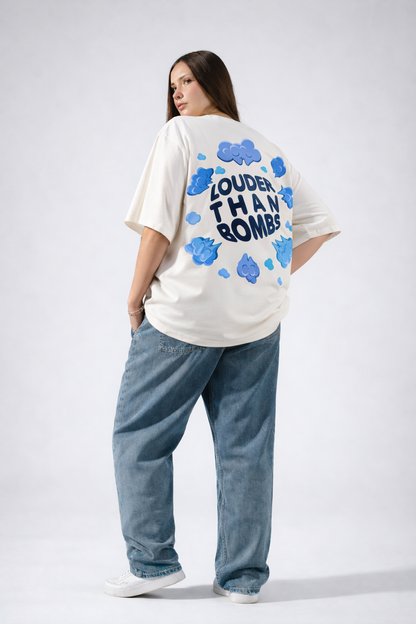 Louder Than Bombs Unisex Oversized T-Shirt | Antherr Core