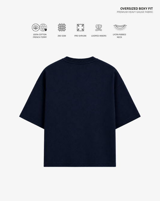 Louder Than Bombs French Terry Oversized T-Shirt | Antherr Core