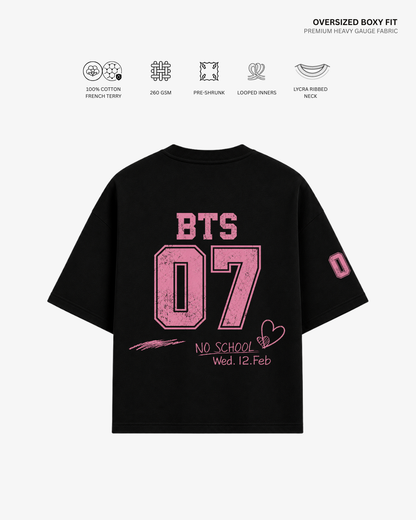 Skool Luv Affair Album French Terry Oversized T-Shirt | Antherr Core