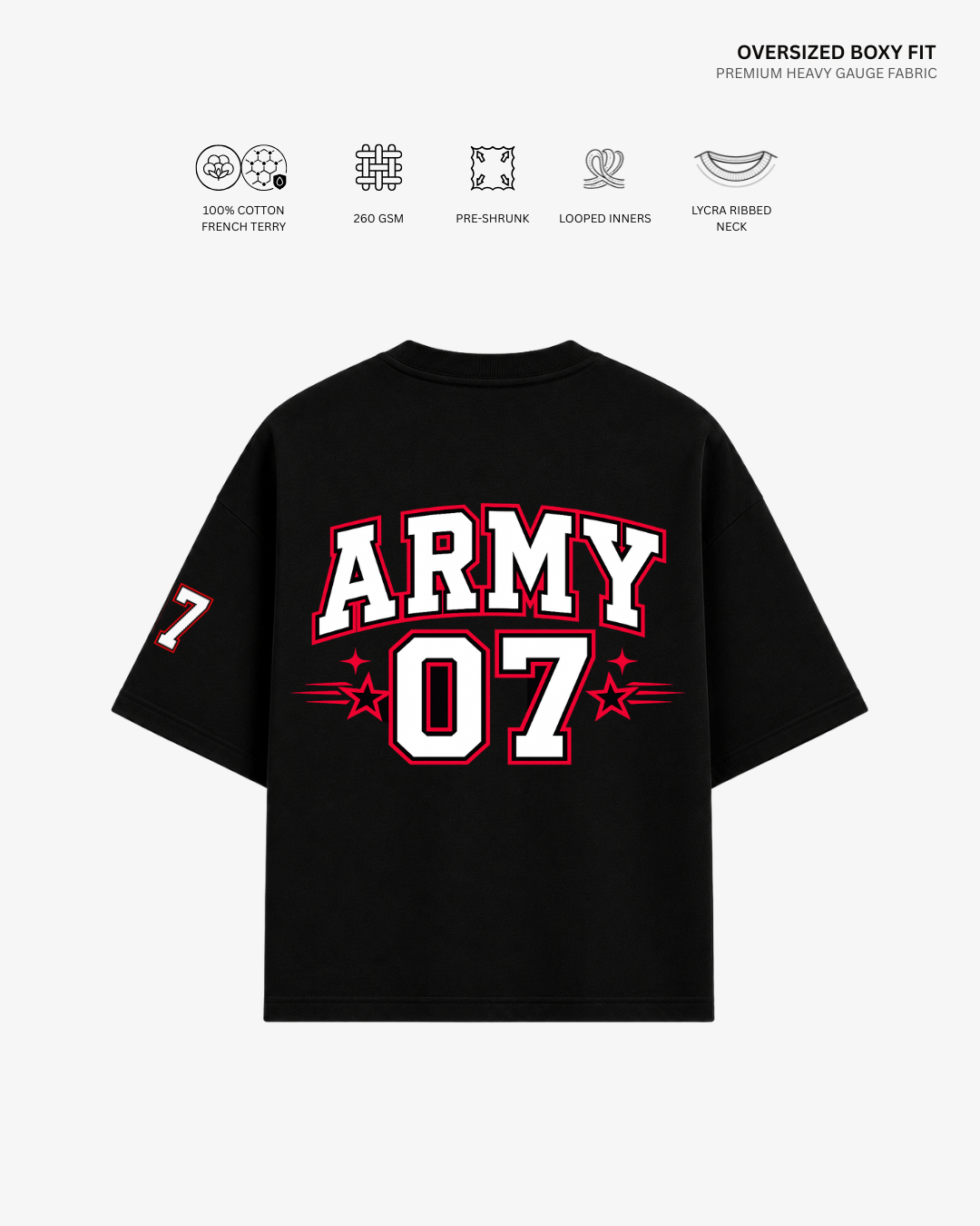 Arirang Varsity Edition French Terry Oversized T-Shirt | Antherr Core