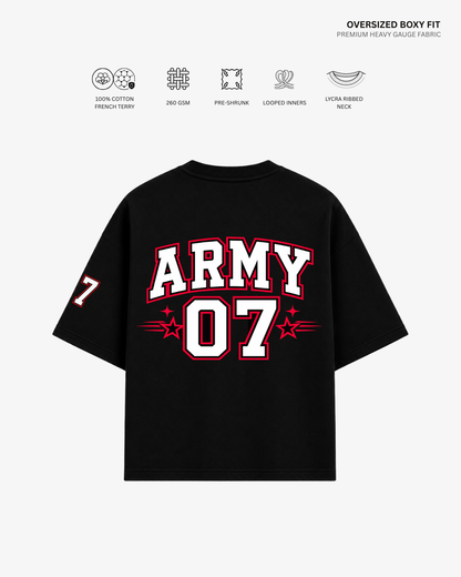 Arirang Varsity Edition French Terry Oversized T-Shirt | Antherr Core