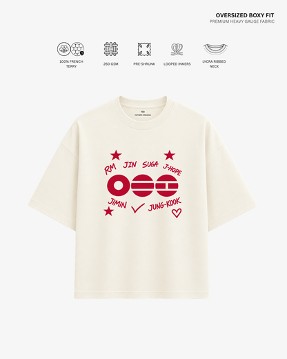 BTS 07 Arirang Unisex Oversized T-Shirt | Antherr Core