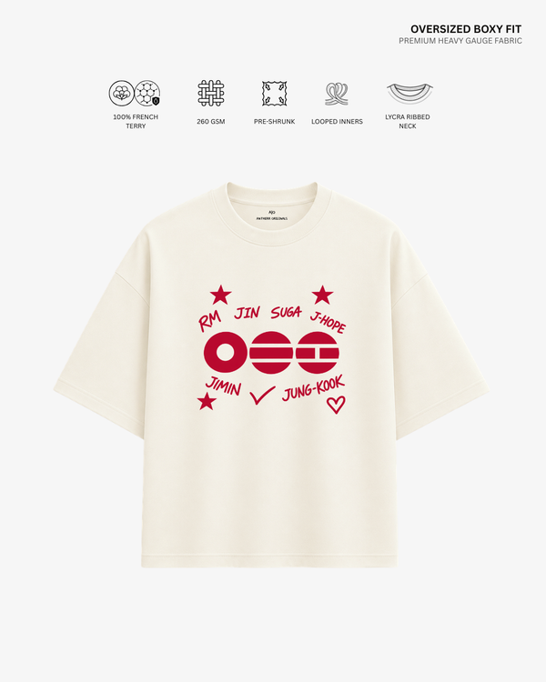 BTS 07 Arirang Unisex Oversized T-Shirt | Antherr Core