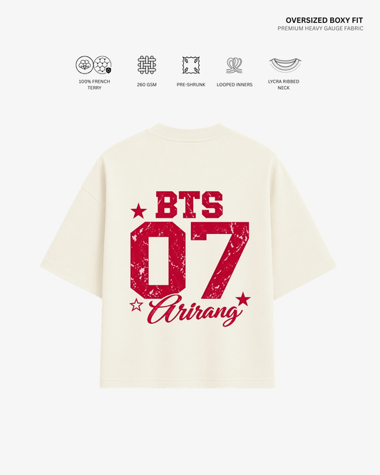 BTS 07 Arirang Unisex Oversized T-Shirt | Antherr Core