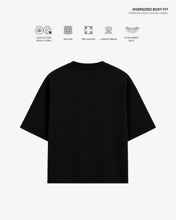 Louder Than Bombs French Terry Oversized T-Shirt | Antherr Core