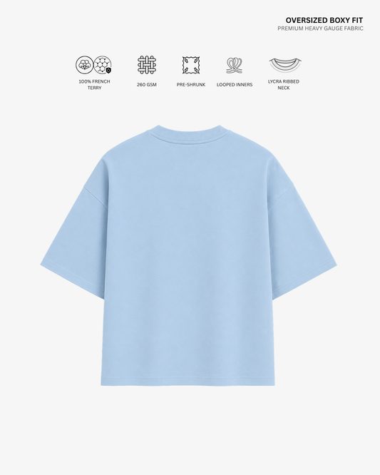 Inner Peace Panda Unisex French Terry Oversized T-Shirt | Antherr Core