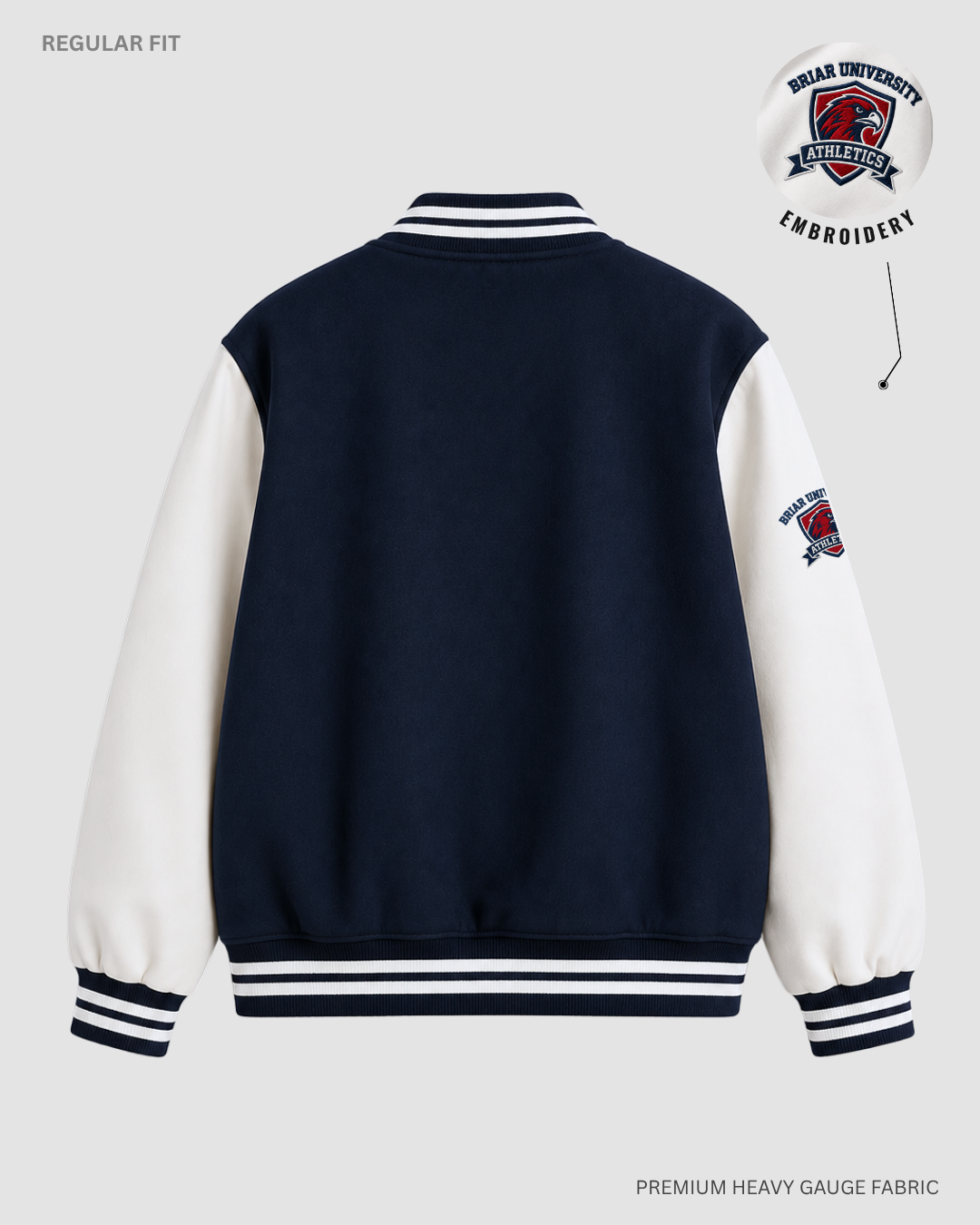 Briar University Unisex Varsity Jacket