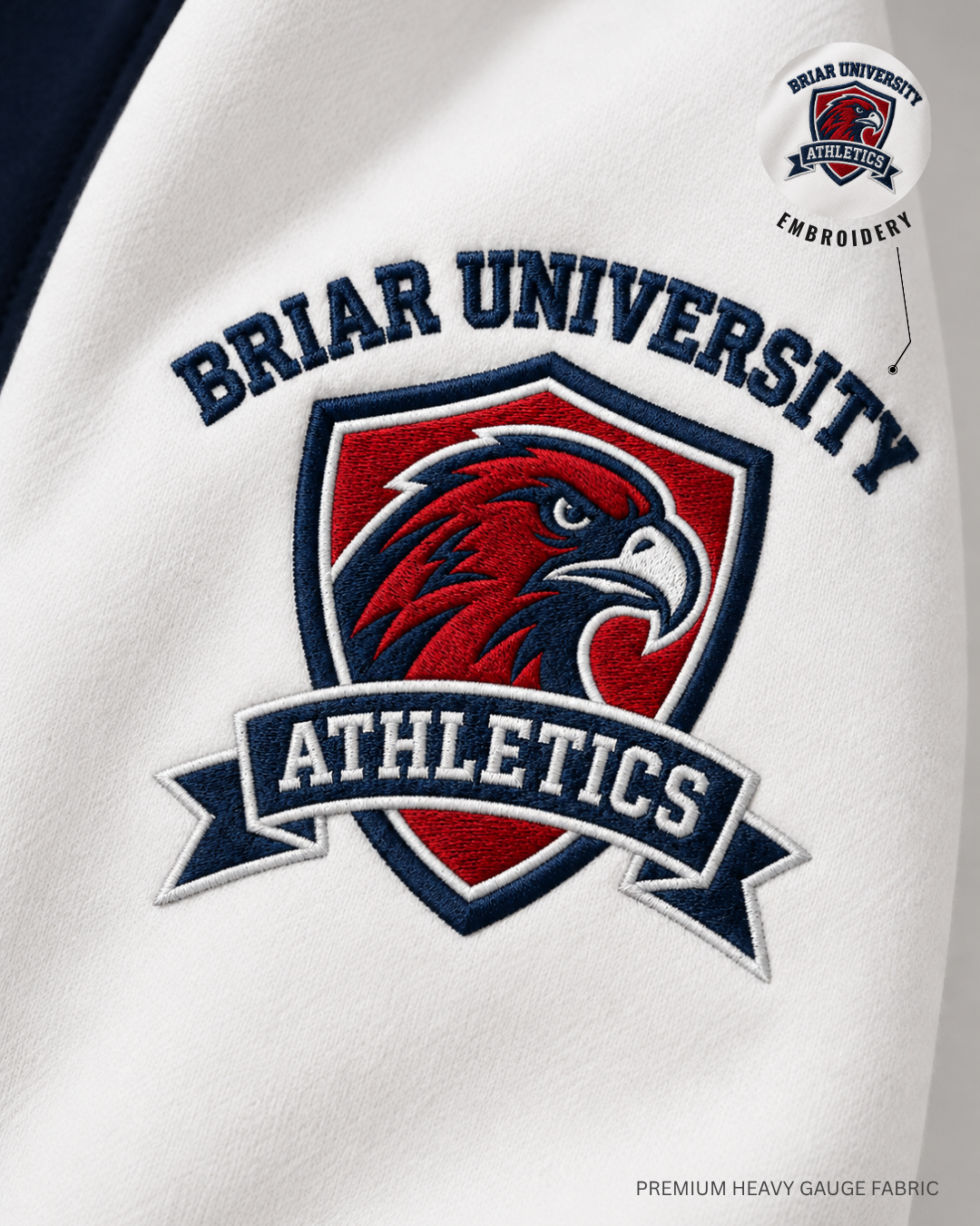 Briar University Unisex Varsity Jacket