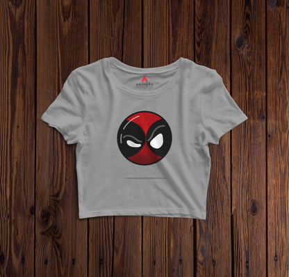 " DEADPOOL "- HALF-SLEEVE T-SHIRT GREY