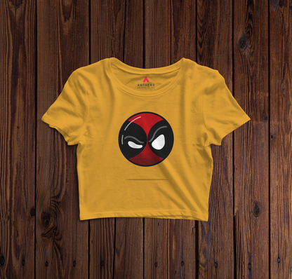 " DEADPOOL "- HALF-SLEEVE T-SHIRT Yellow