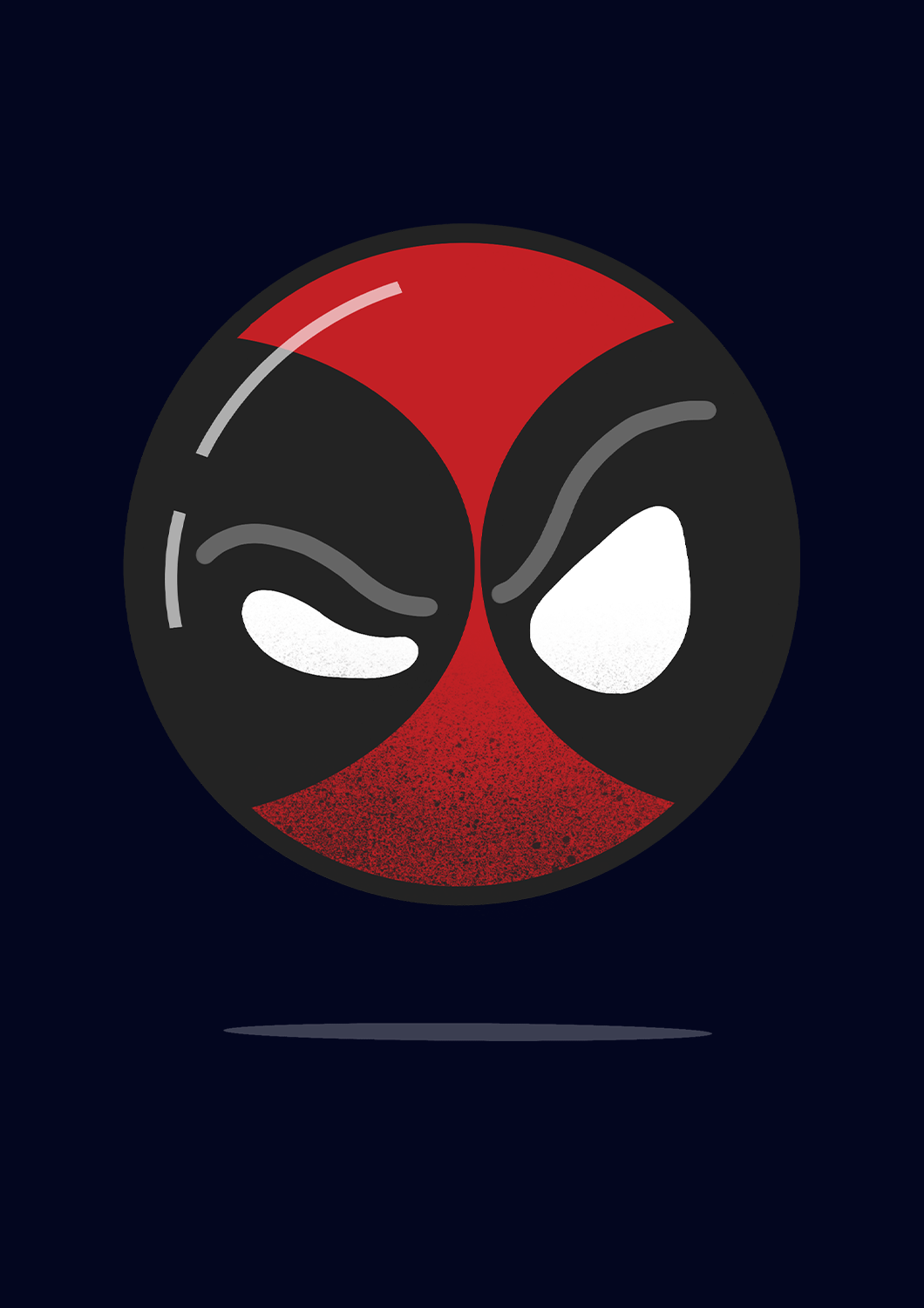 " DEADPOOL "- HALF-SLEEVE T-SHIRT