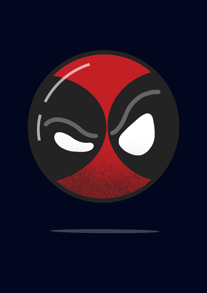 " DEADPOOL "- HALF-SLEEVE T-SHIRT
