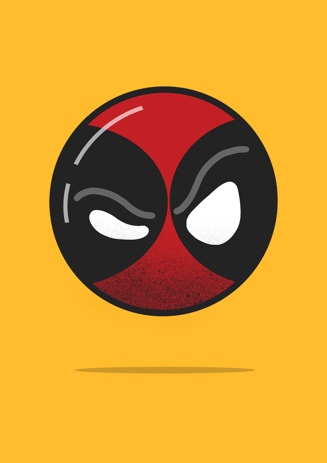 " DEADPOOL "- HALF-SLEEVE T-SHIRT