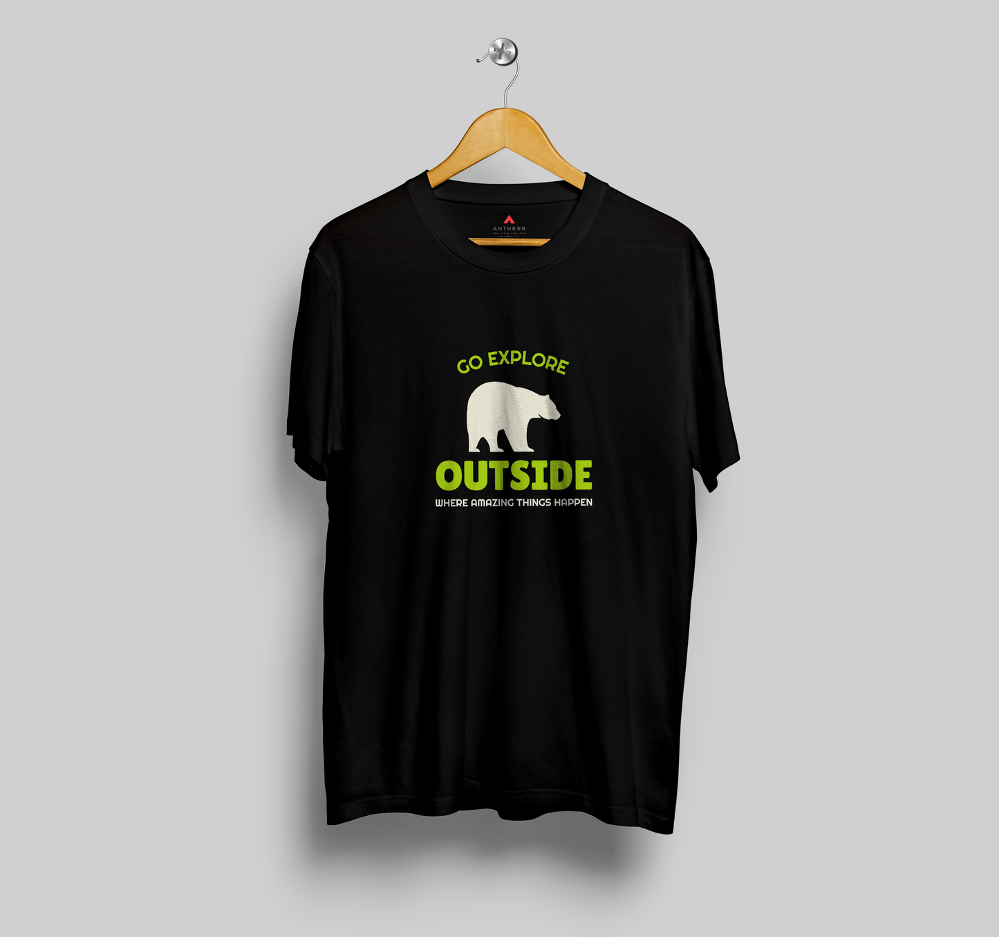 "GO EXPLORE OUTSIDE" - HALF-SLEEVE T-SHIRT'S