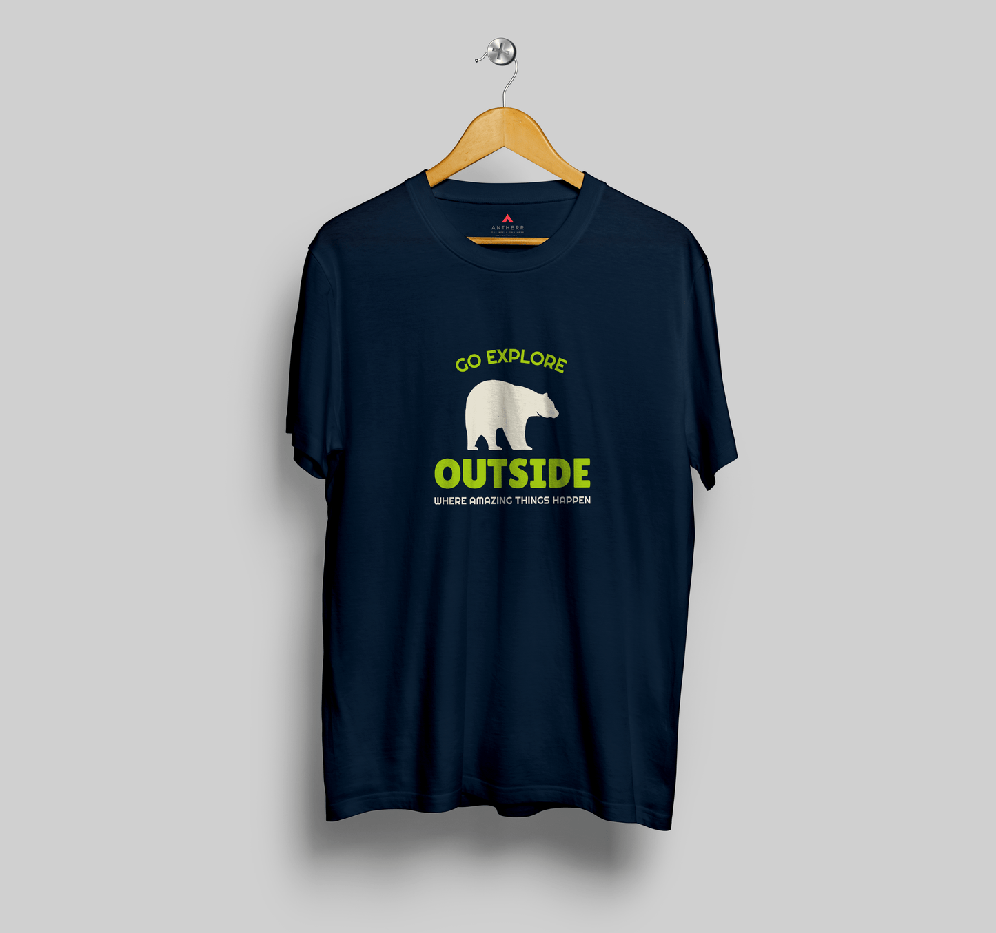 GO EXPLORE OUTSIDE- HALF-SLEEVE T-SHIRT