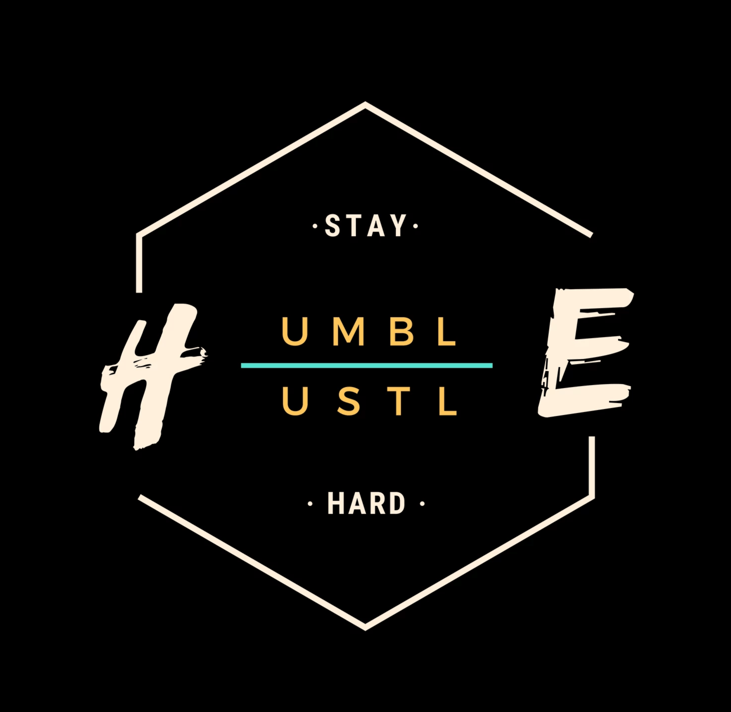 STAY HUMBLE, HUSTLE HARD - HALF-SLEEVE T-SHIRTS