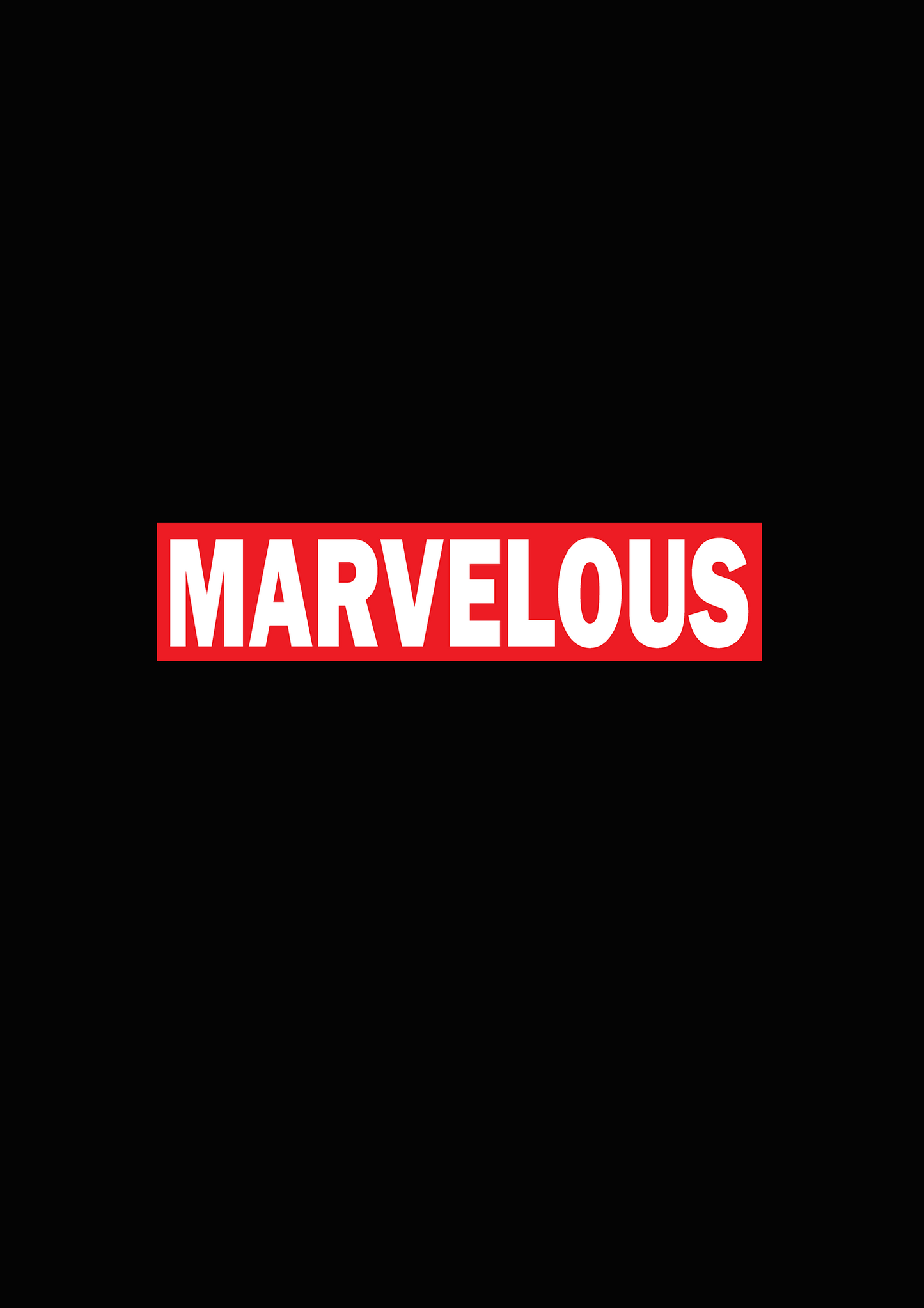 MARVELOUS Unisex Regular Fit T-Shirt