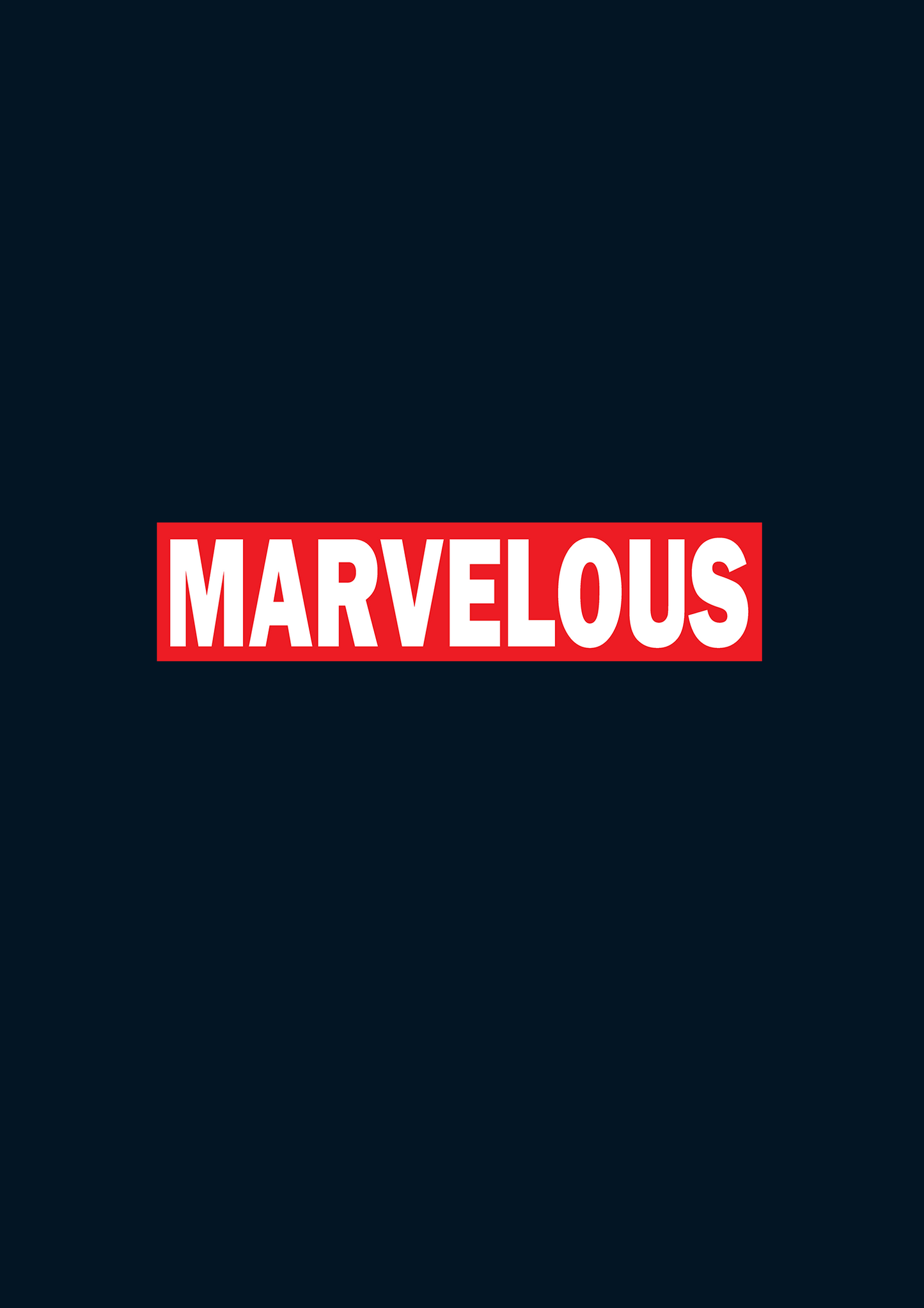 MARVELOUS Unisex Regular Fit T-Shirt