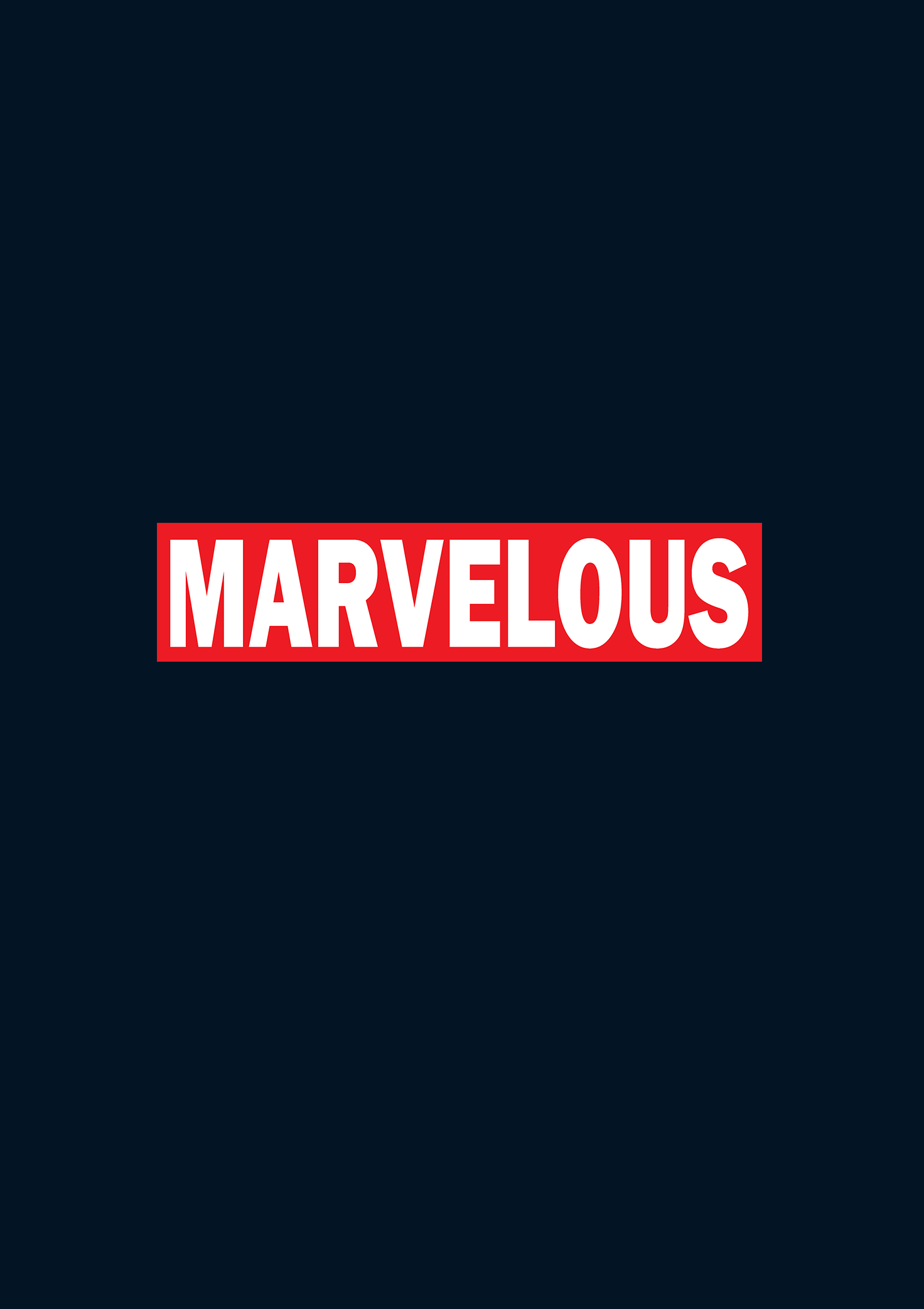 MARVELOUS Unisex Regular Fit T-Shirt