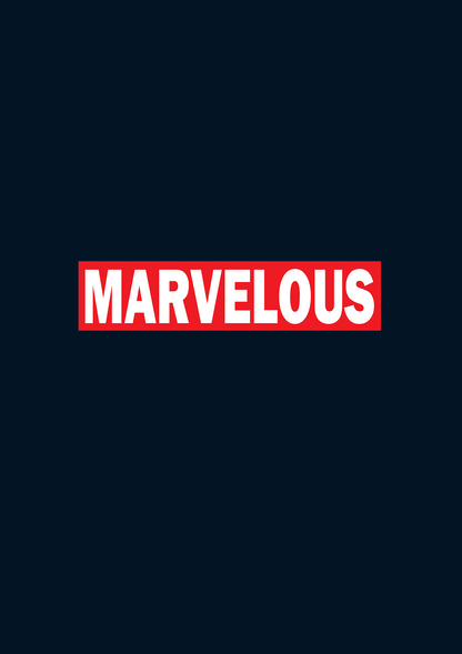 MARVELOUS Unisex Regular Fit T-Shirt