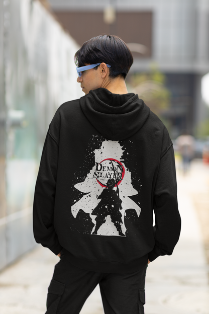 Attack of Titan: Anime: Unisex Winter Hoodies BLACK