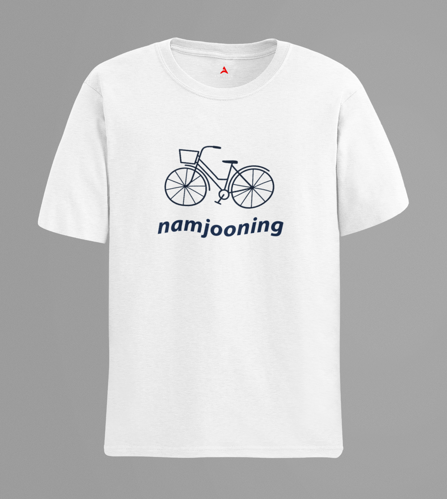 Namjooning Bicycle Regular Fit T-shirts WHITE