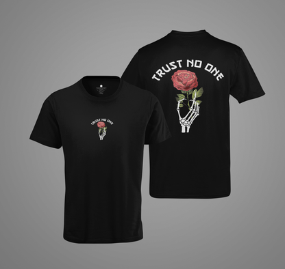 Trust No One (Double Sided Print): Oversized T-SHIRT