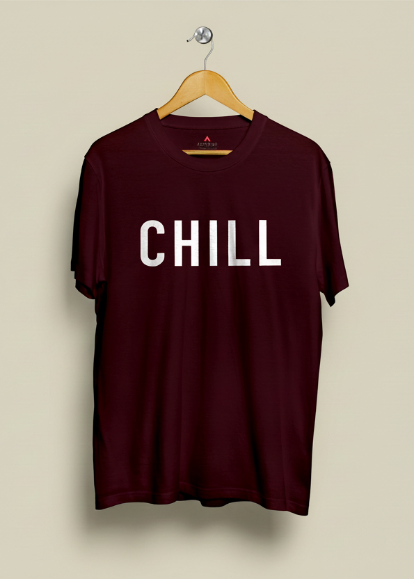 "CHILL" UNISEX HALF SLEEVE T-SHIRT