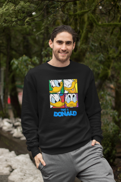 That's Donald : Donald Duck - Winter Sweatshirts BLACK