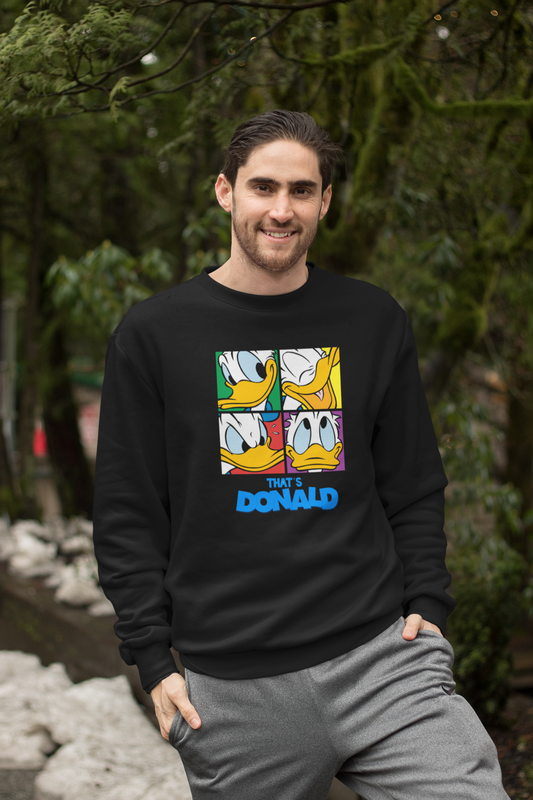 That's Donald : Donald Duck - Winter Sweatshirts BLACK