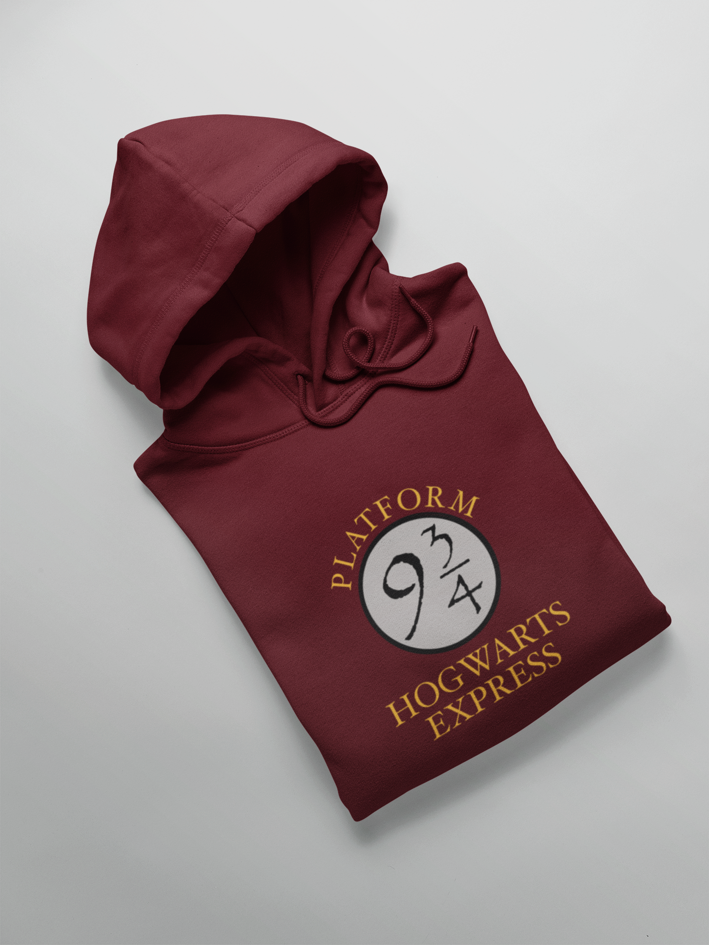 HOGWARTS EXPRESS : HARRY POTTER- WINTER HOODIES MAROON