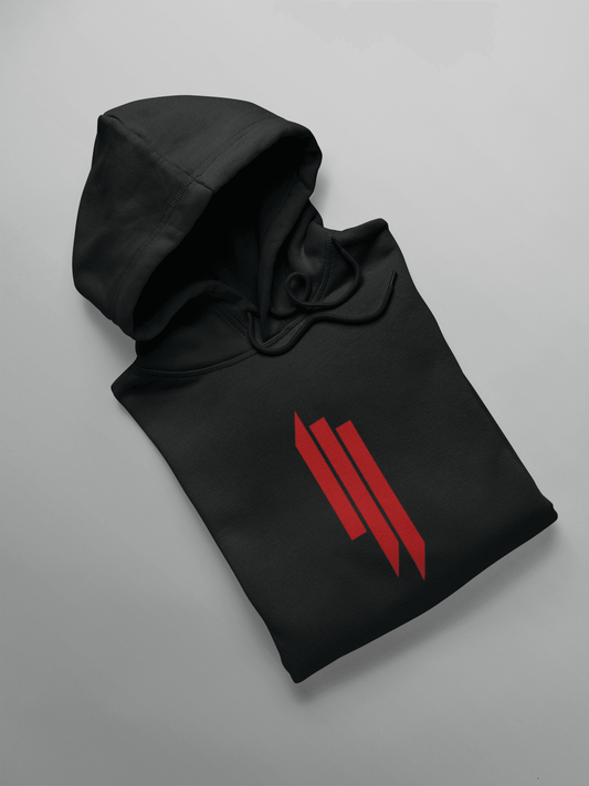 Scrillix Unisex Winter Hoodies BLACK