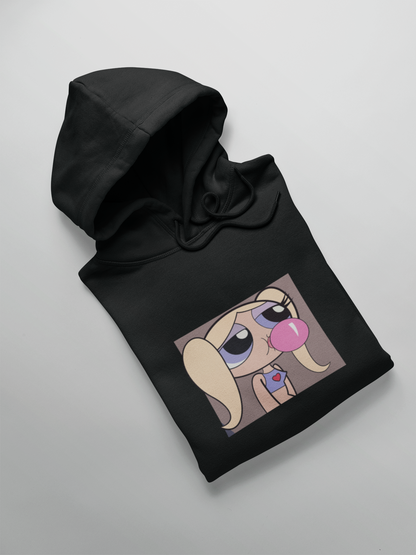 Bubbles : Powerpuff Girls- WINTER HOODIES BLACK