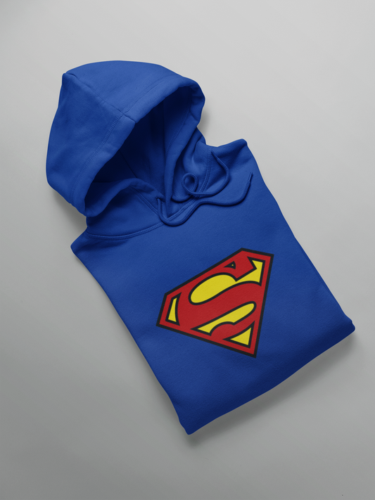 Superman Emblem - WINTER HOODIES ROYAL BLUE