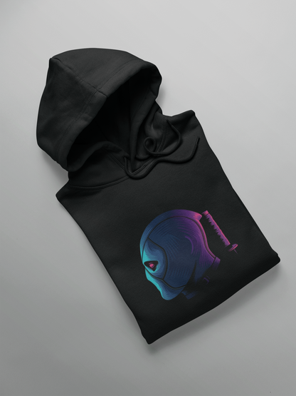 Deadpool Abstract - Winter Hoodies BLACK