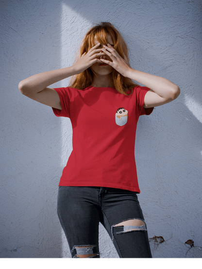 Shinchan Unisex Regular Fit T-Shirts