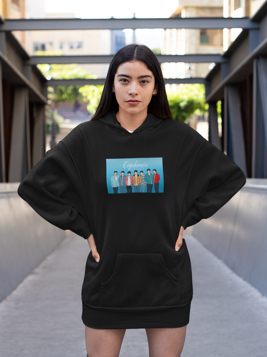 EUPHORIA : BTS - WINTER HOODIES BLACK