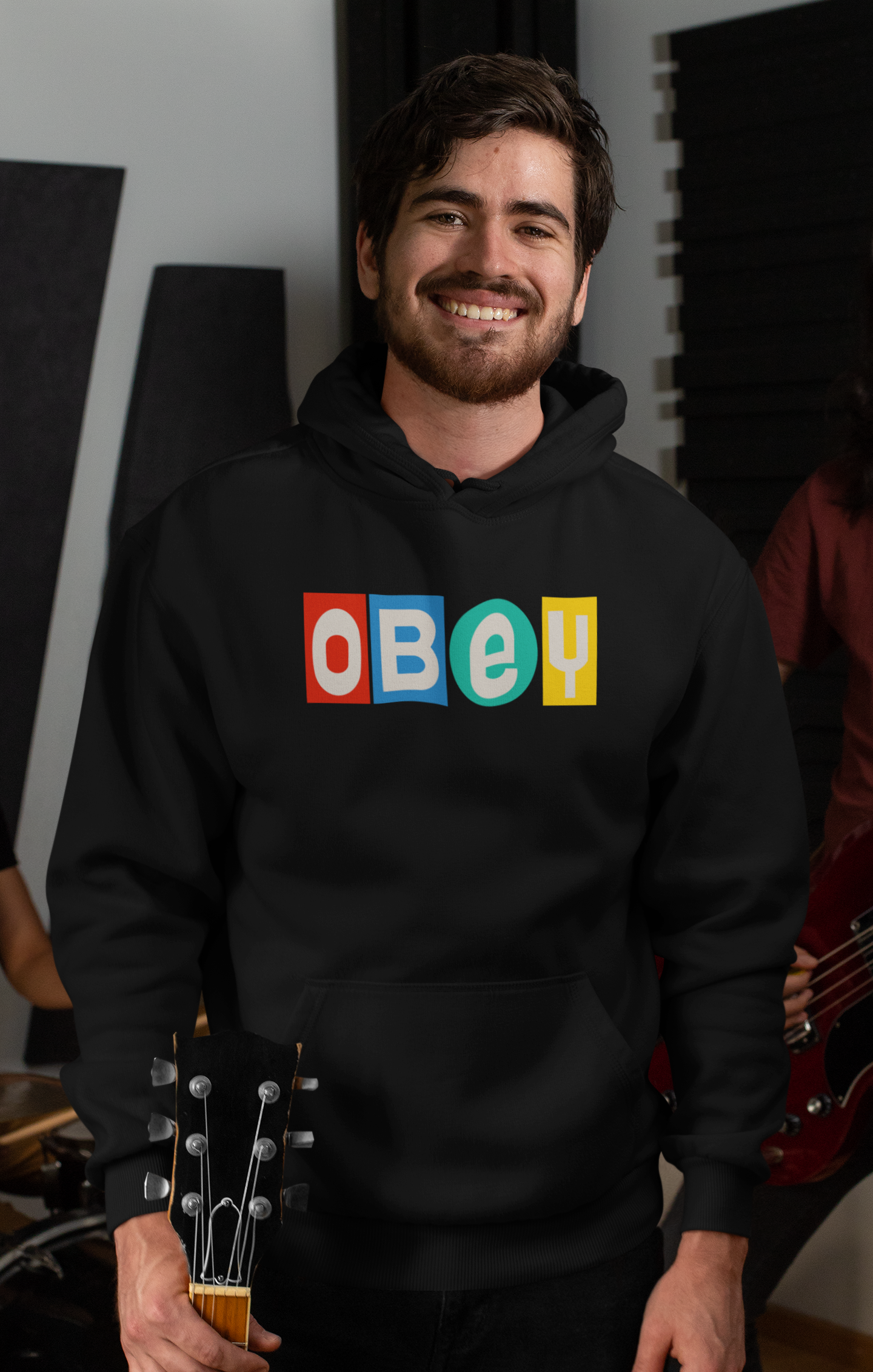 OBEY : BTS - WINTER HOODIES BLACK