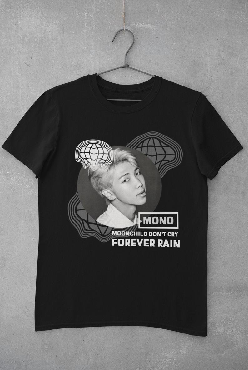 RM MONO Namjoon Regular Fit T-Shirt BLACK