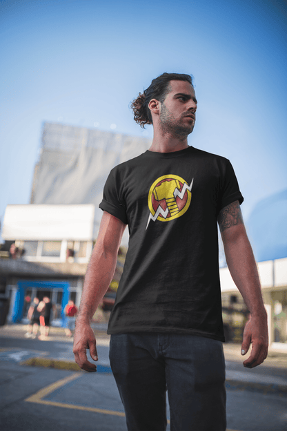 "THE MIGHTY THOR" - HALF-SLEEVE T-SHIRT'S BLACK