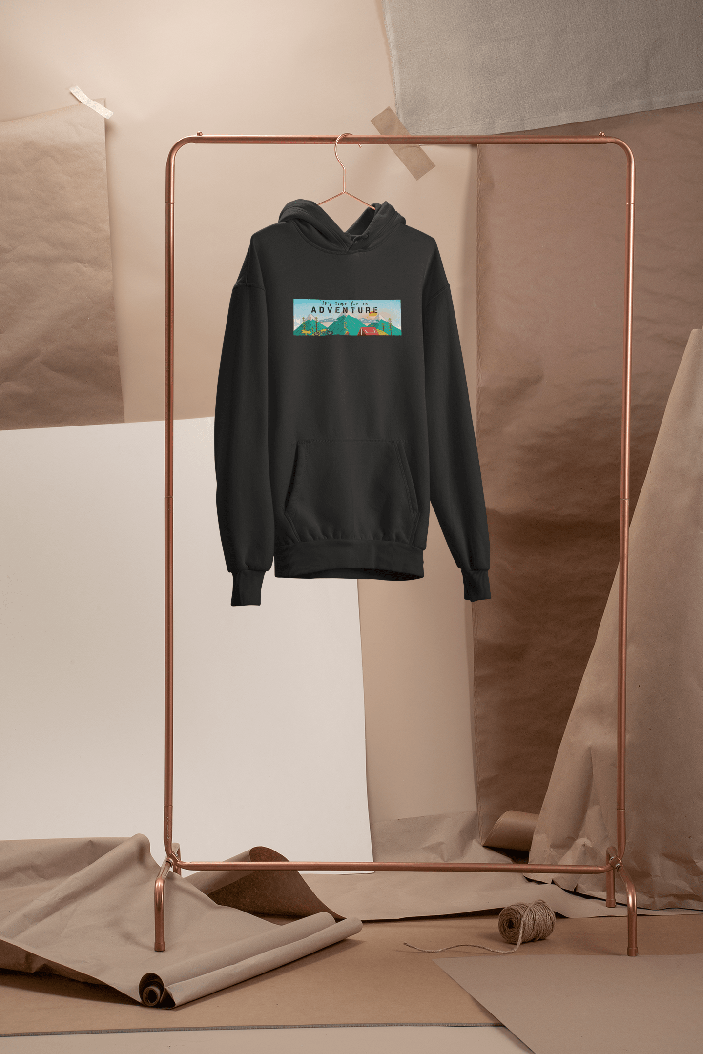 " ITS TIME FOR AN ADVENTURE " - WINTER HOODIES